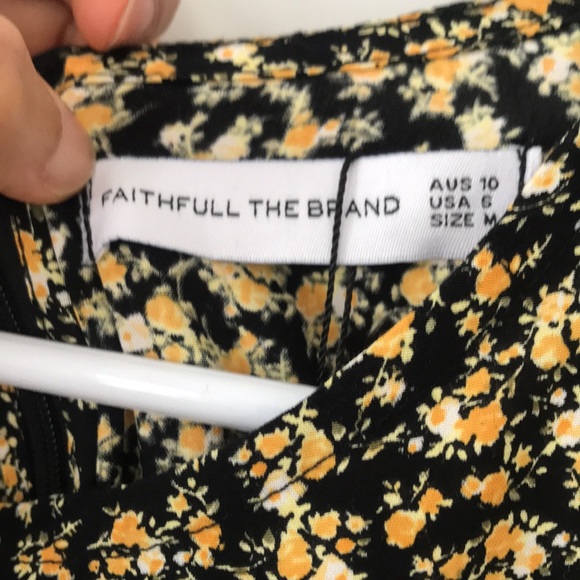 Faithfull the Brand Estelle Mini Dress NWT - Picture 6 of 9